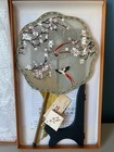 Double Sided Embroidery Chinese Silk Hand Fan In Box