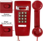 Retro Wall Phones For Landline With Loud Mechanical Ringing Vintage Wall Mount P