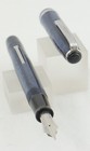 Esterbrook Sj Blue Pearl   Chrome Fountain Pen - 1950 s - 2668 Medium Nib - Usa