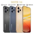 2025 Android Phone N14pro 12 512gb Unlocked 5g Cell Phone  Dimensity 6100  Blue