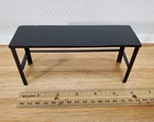 Dollhouse Work Table Workbench Black Metal 1 12 Scale Miniature Industrial