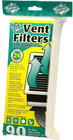 Dust Control Vent Filters  Pack Of 24 Air Vent Filters  4  X 10  