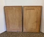 2 Vintage Mid Century Handmade Teakwood Asian Woman Silhouette Wall Hangings
