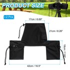 Camera Rain Cover  2pcs Waterproof Camera Sleeve Protector  Black