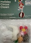 Vintage Lee Wards Circus Clown Beaded Ornament Kit New Old Stock Rare Find