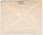 1938 Dutch Indies Scott B36a-36b Fdc Airmail Cover To New York