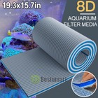 8d 8-layer Aquarium Filter Media Pad Cut To Fit For Fish Tank Canister Filter