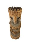 26  Vintage Hand Carved Wooden Tiki God Statue Hawaiian Polynesian