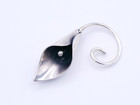 Vintage Sterling Silver 925 Stuart Nye Signed Calla Lily Pin Brooch 1 5  3 6g