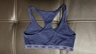 Pink Victoria s Secret Blue Racerback Sports Bra M Low Support Wireless