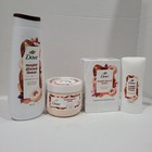 4pk Dove Limited Edition Holiday Treats Maple Glazed Donut Body Care Set