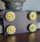 Dazzling Gold Jeweled Magnetic Pins   Saddle Seat  Western  Hunt Seat Magnets 