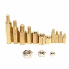 150pcs M2 M3 M4 Column Isolation Female Hex Brass Standoff Spacer Pcb Screw Nut