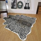 Leopard Area Rug Animals Printed Hide Mats Faux Fur Cowhide Skin Carpet For H   
