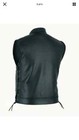 Soa Men s Leather Vest Anarchy Motorcycle Biker Club Concealed Carry Outlaws