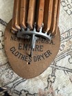 American Wringer Co Horse Shoe Brand Wall Mounted Victorian Wooden Drying Rack