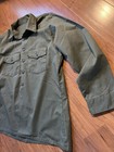 Vintage Vietnam Era Us Army Shirt Mens Cotton Sateen Og 107 Sz Xl Exc 