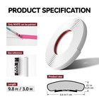 9 8 Ft Peel And Stick Wall Molding Trim  Whitepaintable Self Adhesive Flexibl   