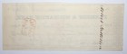 Bank Check 1859 Farmers    Mechanics  Bank Philadelphia  470