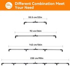 6-nozzle Poly Boom Wand With 3 8  Brass Fitting  7 5 Ft  Atv Sprayer Boom  Wide-