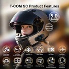 Bluetooth Motorcycle Intercom Helmet Headset Wireless Communication Interphone