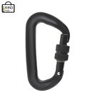 12kn Climbing Carabiner Aluminum Screw Locking Clip Heavy Duty Hook Rock Rescue