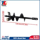 12  X 48  Rock Auger Bit Hex Collar Skid Steer Attachment New
