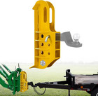 Skid Hitch Attachment For Skidsteer Fits Universal Quick Attach Plate