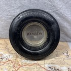 Vintage Rare Good Year Tire W  Ramada Inn Ashtray Free Ship