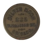 Chicago  Il Trade Token  Silver Moon 225 W  Madison St  Gf 5   In Trade