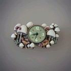 Vintage 70s Burwood New Haven Mushroom Ladybug Wall Clock Molded Plastic 12  