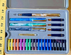 Staedtler Calligraphy Set 33 Piece Kit New In Box 5 Pens 20 Cartridges