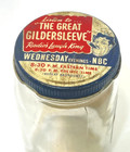 Vintage Miracle Whip Salad Dressing Glass Jar Gildersleeve Nbc Advertising Lid