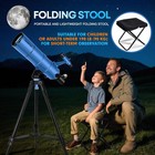 90mm Telescope 550mm Refractor With Tripod  Phone Adapter And Carry Bag