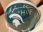 Joe Delamielleure Signed Michigan State Spartans Hof Ncaa Mini Helmet Coa