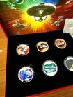 2014 24k Silver Plated Star Trek Original Series Collector Set    Very Rare    