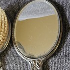 Vintage International Sterling Silver Mirror Brush Vanity Dresser Set Nice Rare