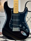 Fender American Standard Stratocaster 2008 Black On Black 7 8lb Killer