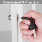 2x Cam Lock Door Barrel Drawer Cabinet Mail Box Locker Cupboard 2 Key 20 25 30mm