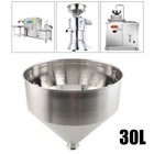Hopper 304 Stainless Steel Funnel For Liquid Filling Machine 30l   6 6 Gallon Us