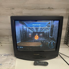 Rare  Panasonic Ct-20g8e 20    Crt Color Tv Retro Gaming Monitor - With Remote