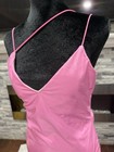 Shein Women   s Pink Pvc Full Slip Strappy Solid Wireless Size Medium