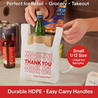 Bags 1 12 Extra Small 7x3 5x13 Thank You T-shirt Plastic Grocery Shopping Bags
