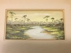 Florida Highwaymen Style Landscape Oil Painting   R a  Mcclendon     Early Frame