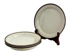 Dansk Brown Mist 7  Salad Plates Set Of 4 Vintage Stoneware Dinnerware Rustic