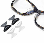 4 Pairs Anti-slip Stick On Silicone Nose Pads Eyeglasses Sunglasses Reading