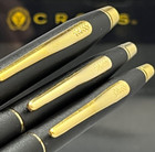 Cross Matte Black 3 Pieces - Selectip rollerball  Ballpoint Pens   0 5mm Pencil