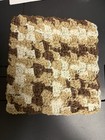 Handmade Crochet Dishcloth Washcloth Set Neutral Granny Square Cotton Kitchen