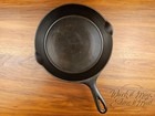 Wagner Sidney  O -  7a Vintage Restored Cast Iron Skillet  arc straight Logo 
