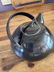 Vtg Edith Heath Ceramics Dk Brown Teapot Mid Century Mcm Sausalito Ca Usa    read   